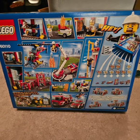 LEGO City Fire Rescue Building Set - Red, White, Gray - Picture 2 of 5